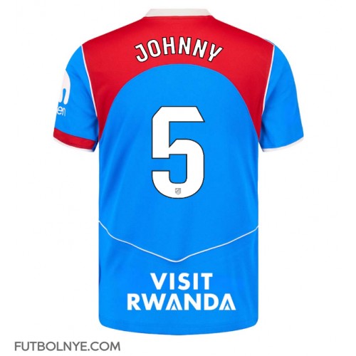 Camiseta Atletico Madrid Johnny Cardoso #5 Tercera Equipación 2025-26 manga corta